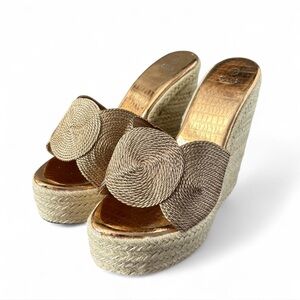 Womens Espadrilles Wedge Elegant Sandals